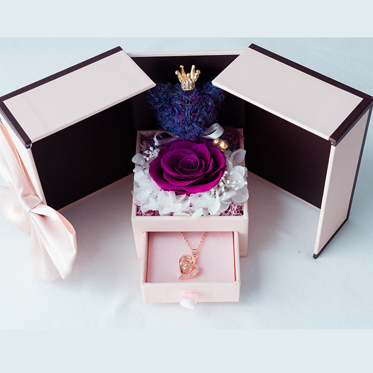 Eternal Rose Jewelry Box