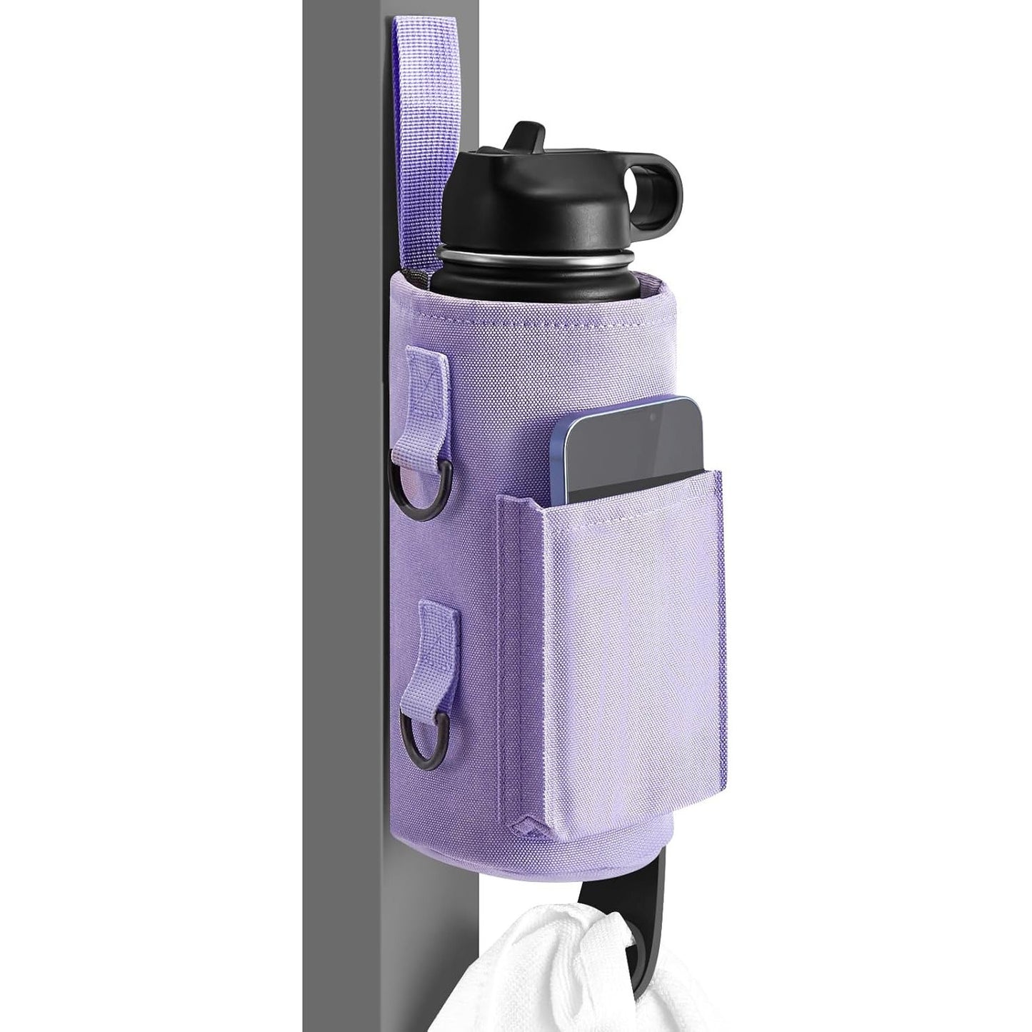 Magnetic Yoga Gym Water Bottle Bag