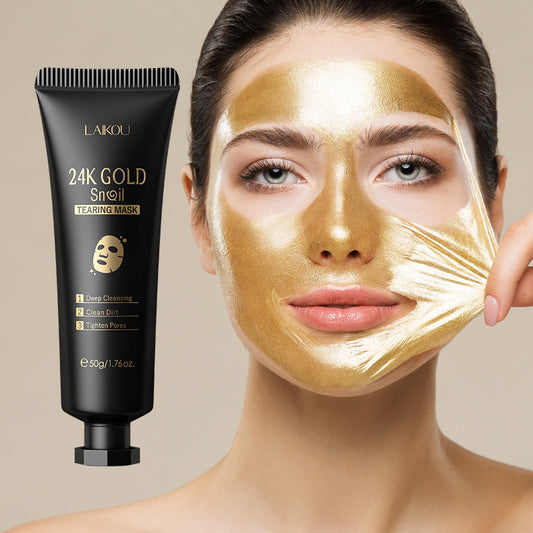 Gold Foil Snail Hydrating Face Mask