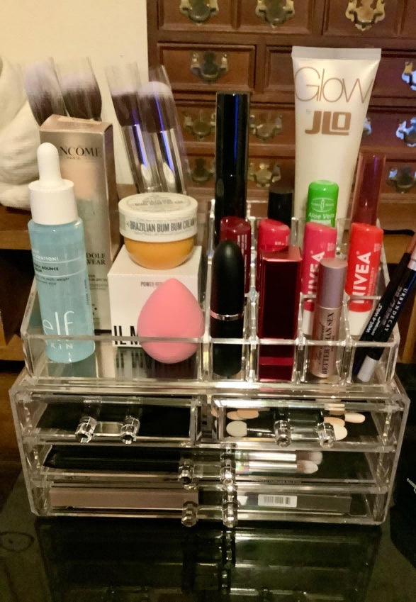 Acrylic Makeup Organizer with Drawers