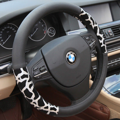 Leopard Print Steering Wheel Cover