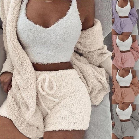 Women's 3-Piece Pajama Set