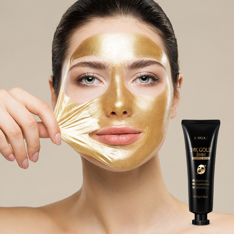 Gold Foil Snail Hydrating Face Mask