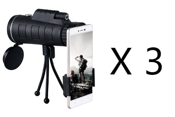Monocular Telescope with Phone Clip