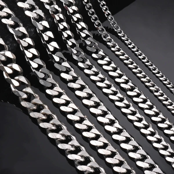 Gold & Silver Cuban Chain Necklace