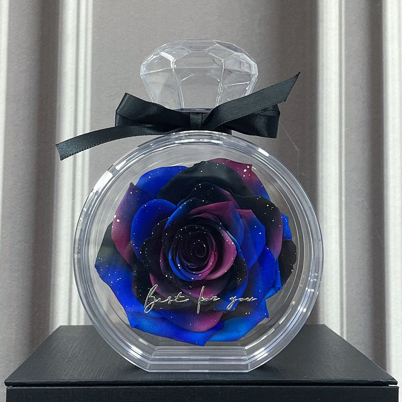 Dried Rose Glass Dome Gift Box