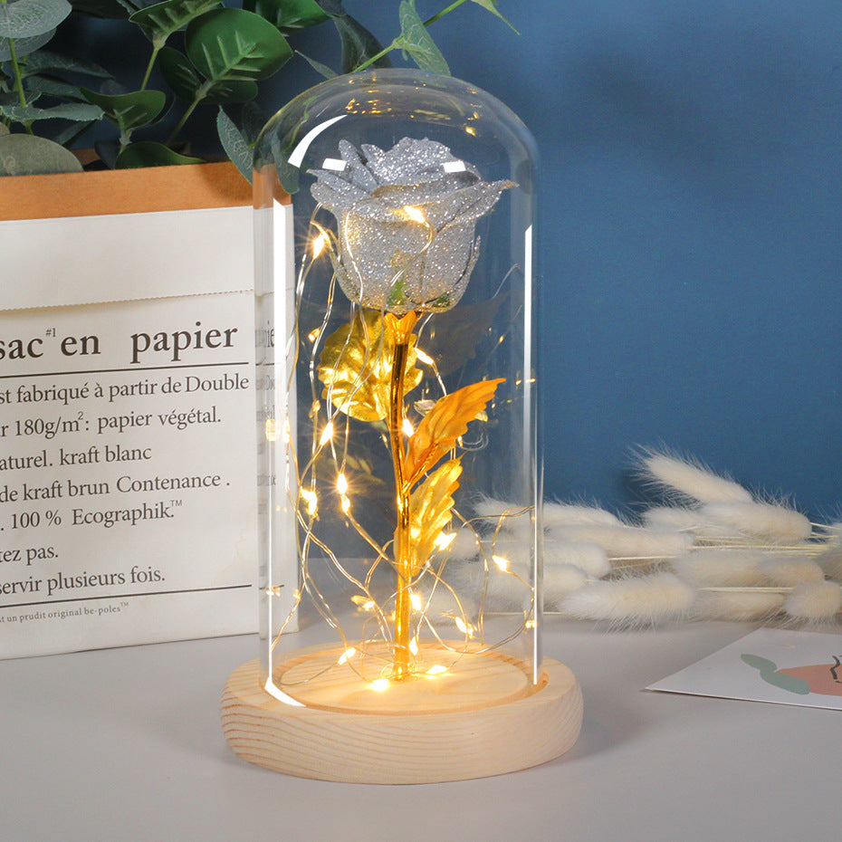 Eternal Rose LED Glass Dome