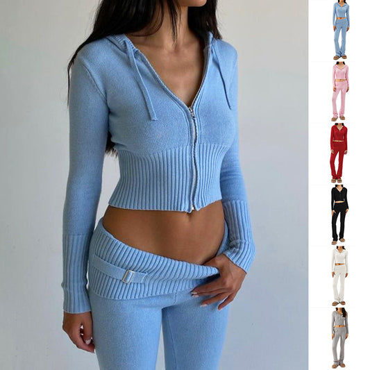 Women's Zip Hoodie & Pants Set