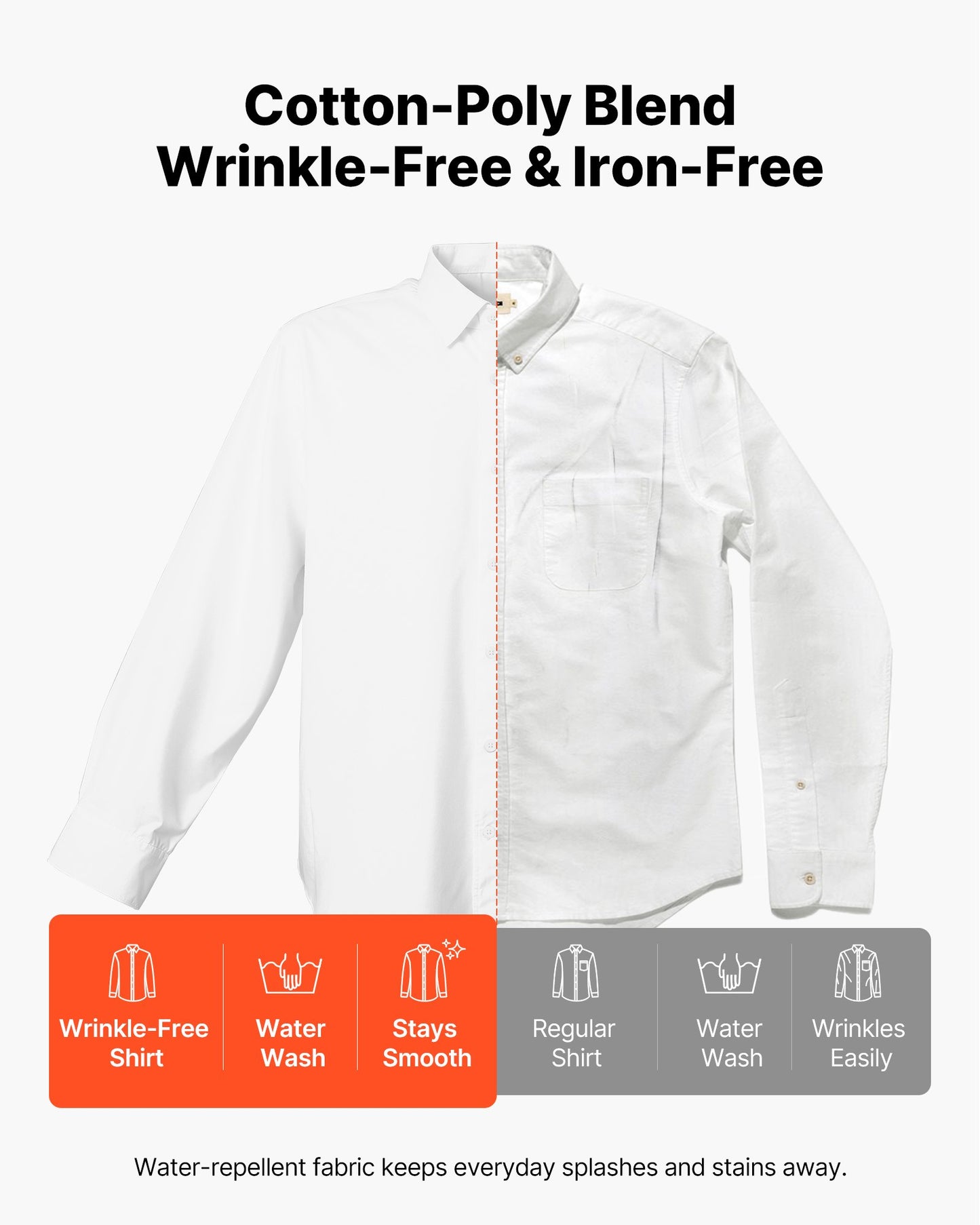 Men's Slim Fit Dress Shirt