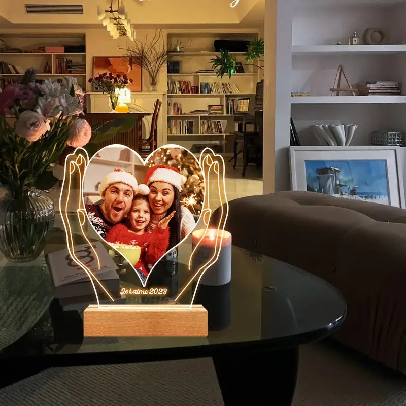 Personalized Acrylic Photo Night Light