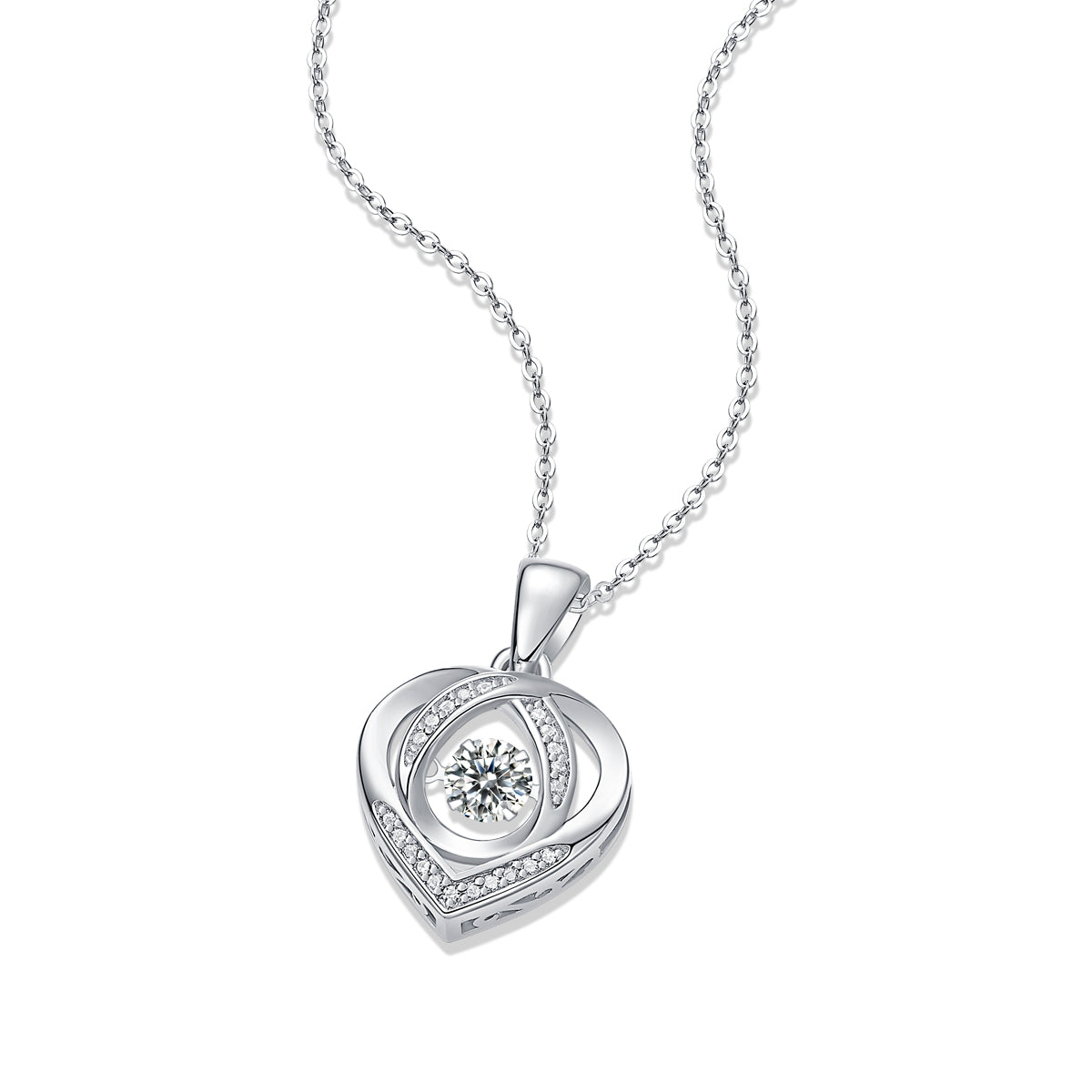 Diamond Pendant Necklace Set