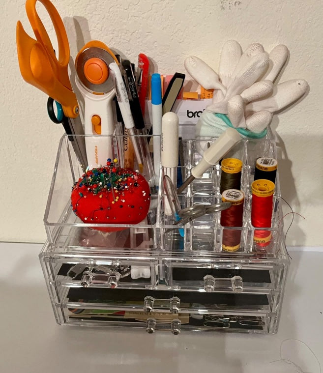 Acrylic Makeup Organizer with Drawers