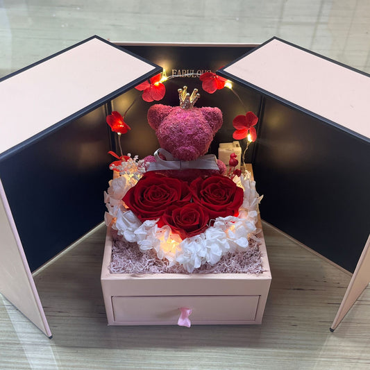 Eternal Rose Jewelry Box