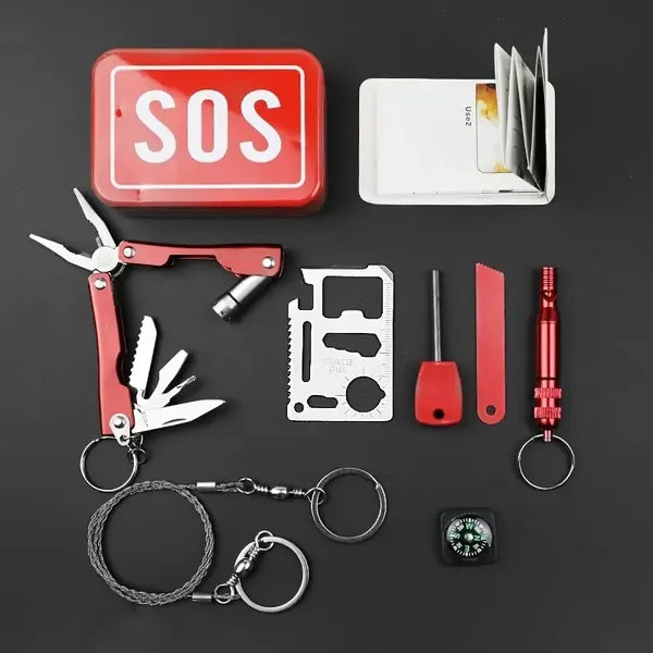 8-Piece Emergency Survival Kit