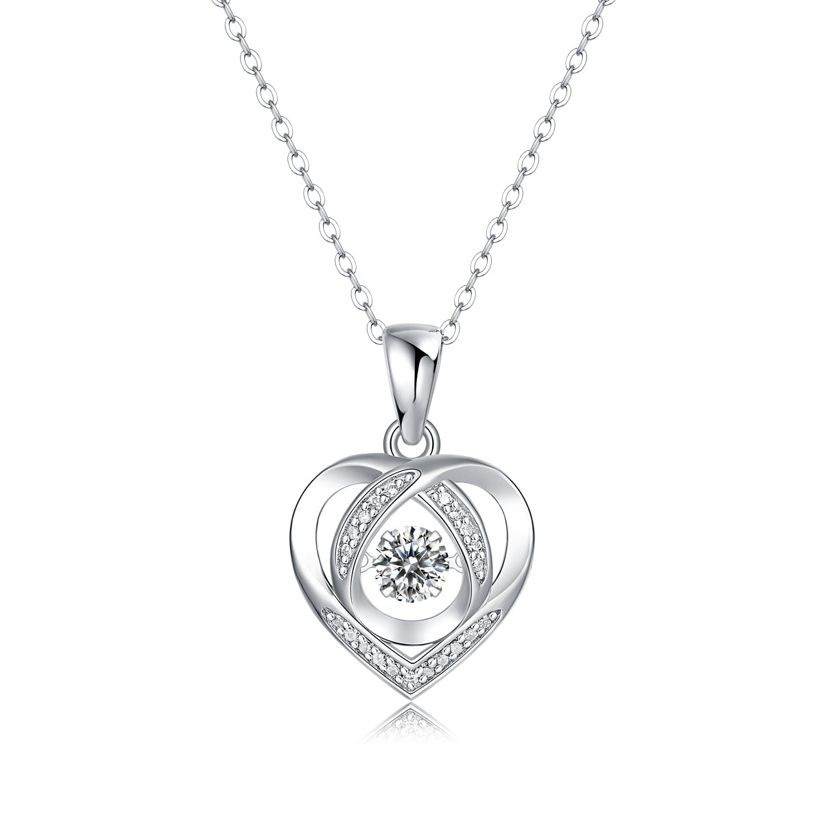 Diamond Pendant Necklace Set
