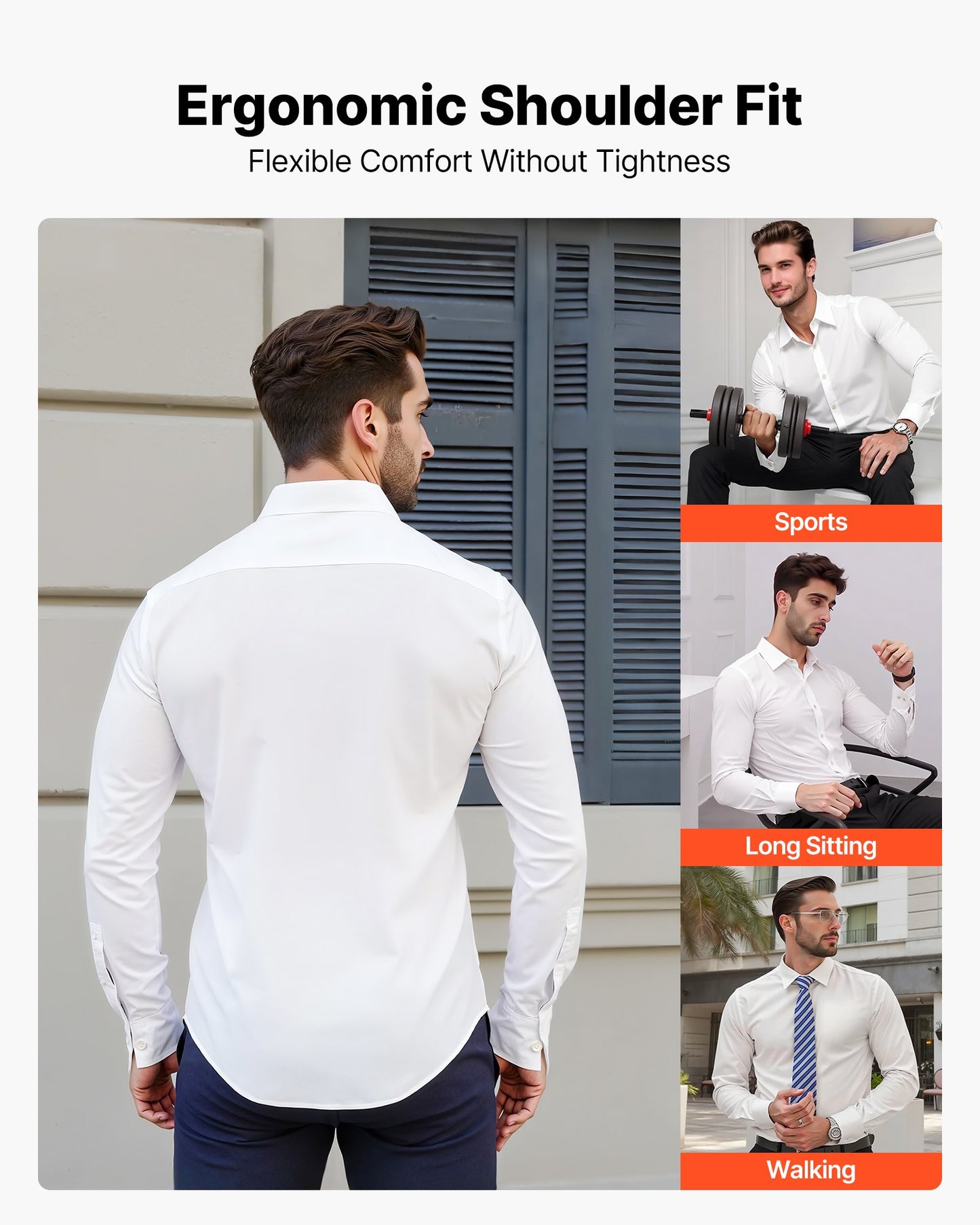Men's Slim Fit Dress Shirt