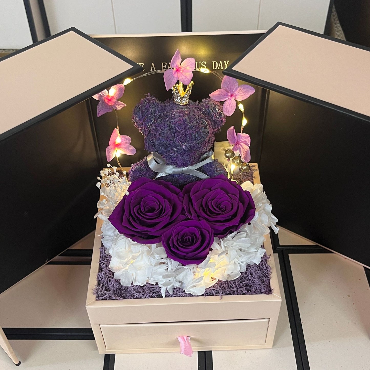 Eternal Rose Jewelry Box