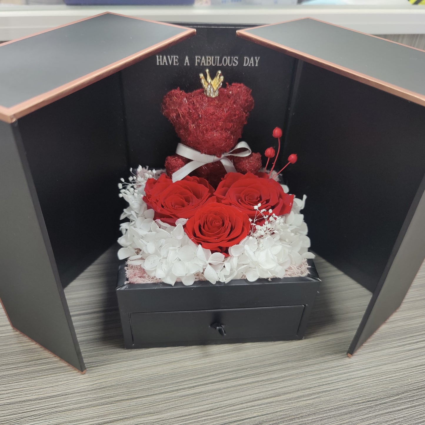 Eternal Rose Jewelry Box