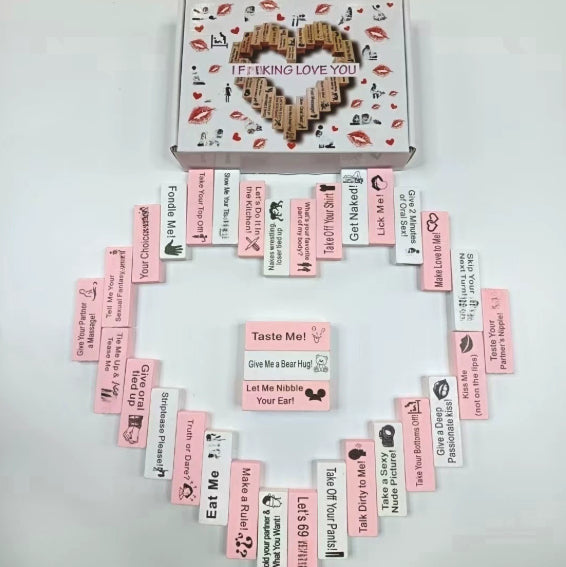 Couples Tumbling Tower Game