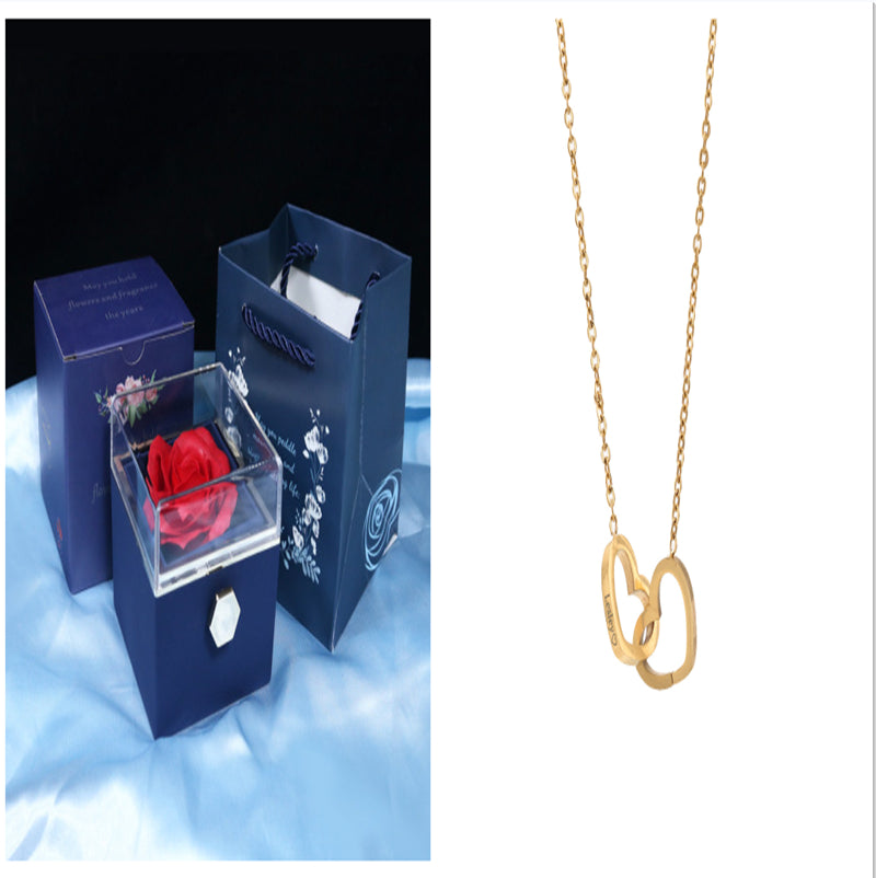 Rotating Rose Jewelry Gift Box