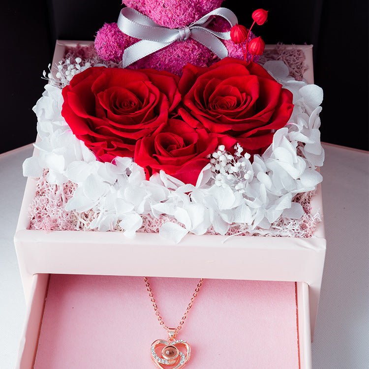 Eternal Rose Jewelry Box