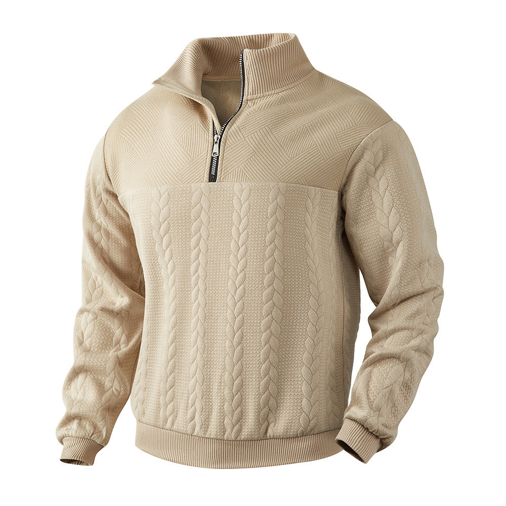 Men's Quarter-Zip Pullover Hoodie