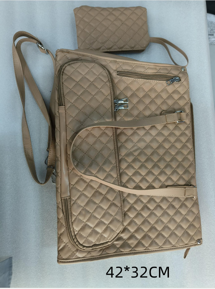 Insulated Quilted Lunch Tote Bag