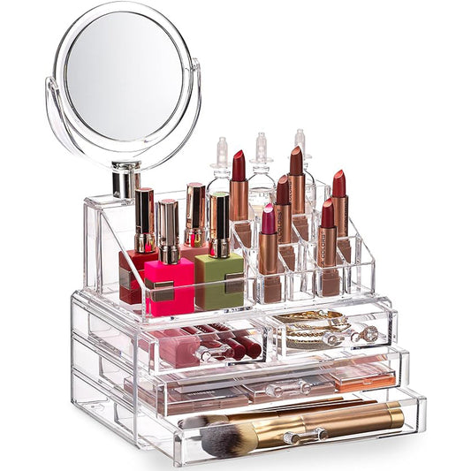 Acrylic Makeup Organizer with Drawers