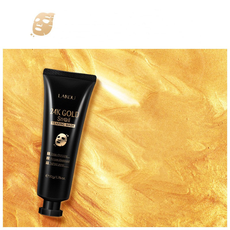 Gold Foil Snail Hydrating Face Mask