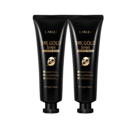 Gold Foil Snail Hydrating Face Mask