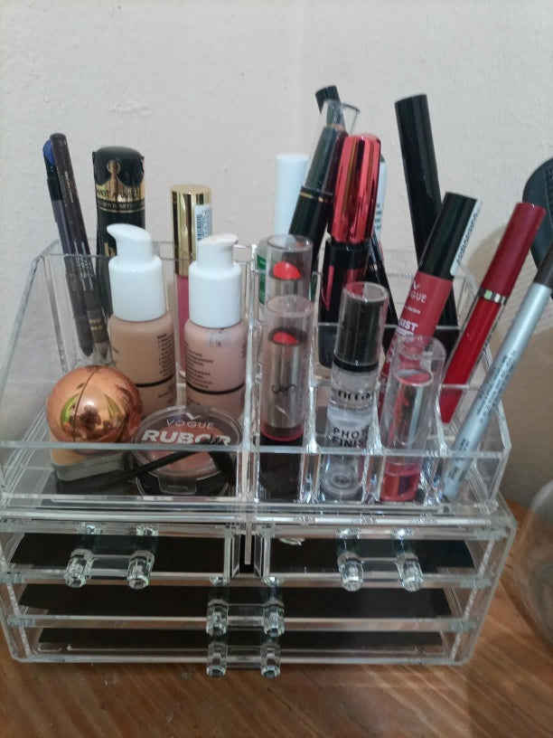 Acrylic Makeup Organizer with Drawers