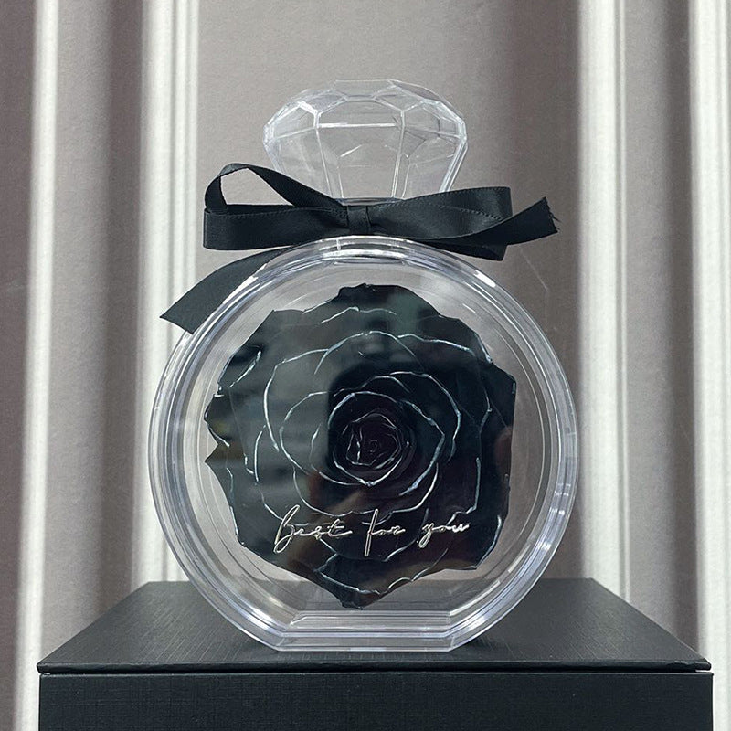 Dried Rose Glass Dome Gift Box