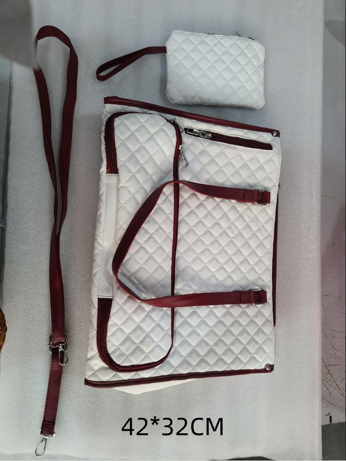 Insulated Quilted Lunch Tote Bag