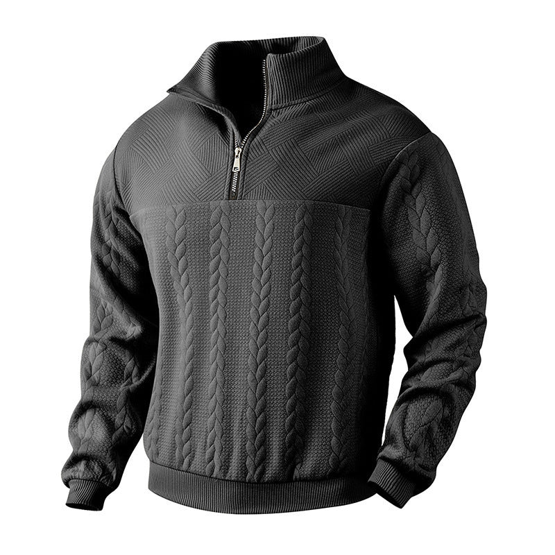 Men's Quarter-Zip Pullover Hoodie